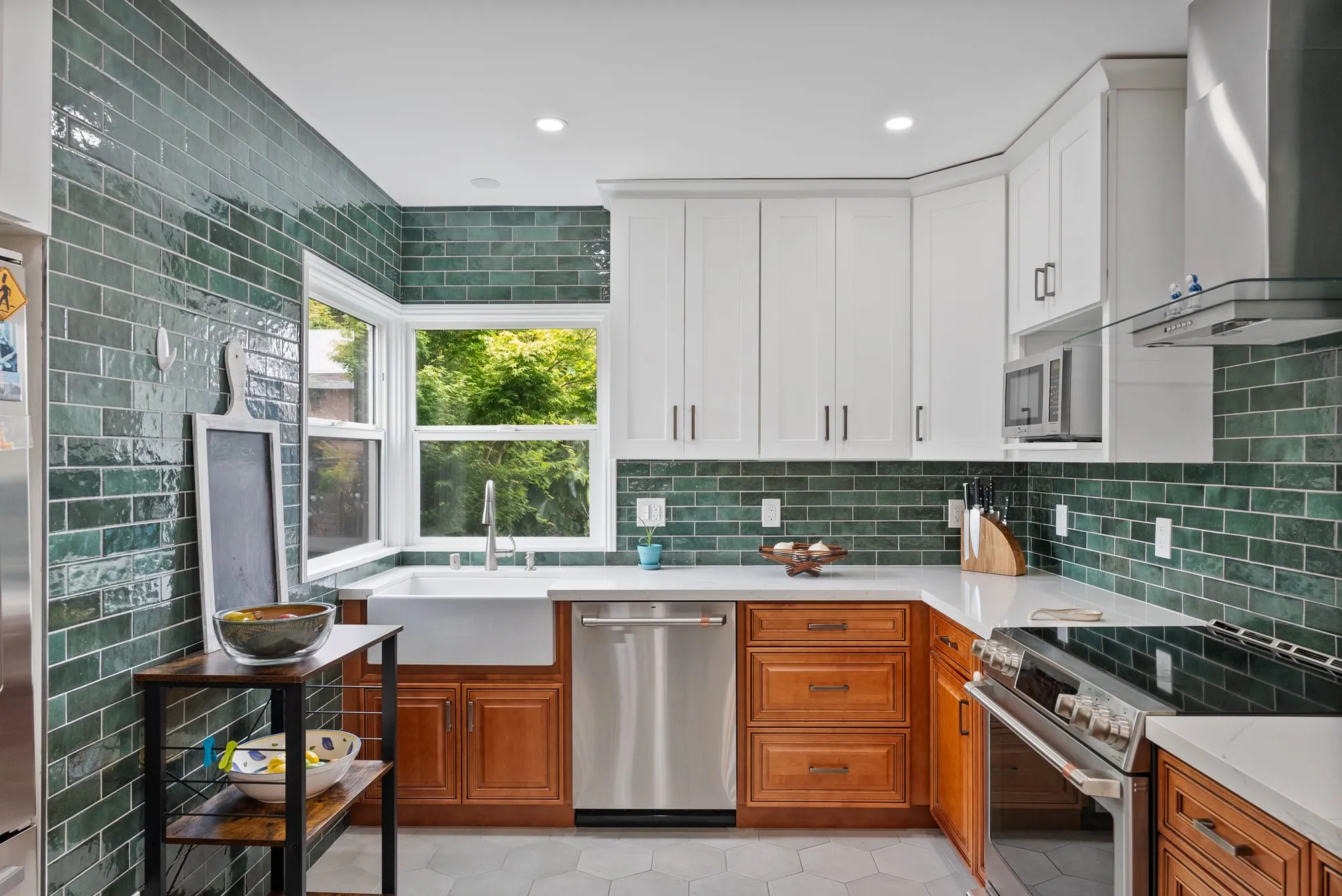 kitchen run and window